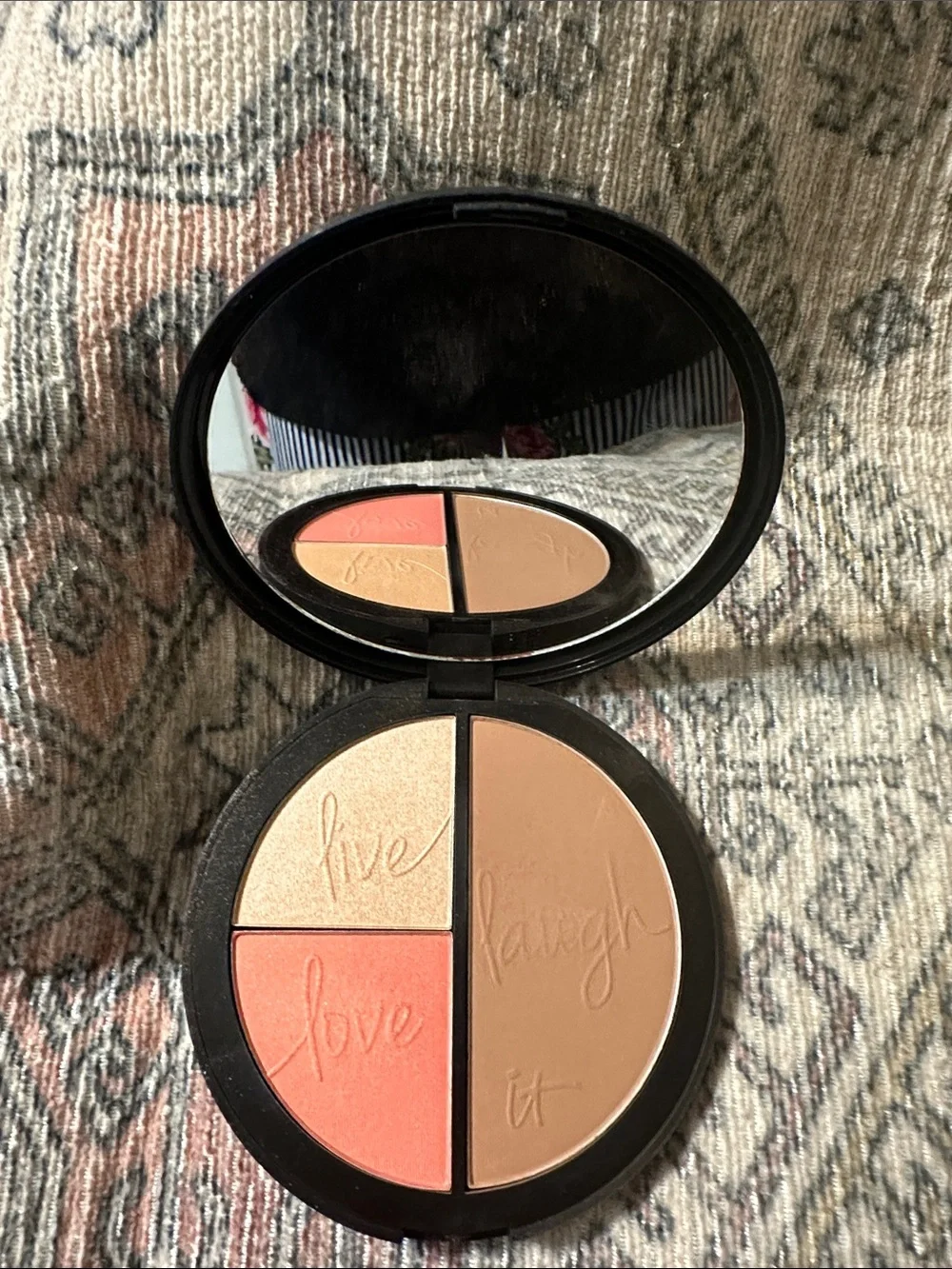 IT Love Face Palette — Coral, Champagne & Neutral
